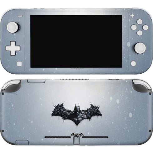 DC Comics Arkham Origins Arkham Logo Nintendo Switch Lite Skin